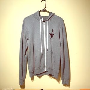 Official Hamilton Grey Zip-Up Hoodie